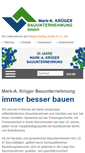 Mobile Screenshot of ma-krueger-bau.de